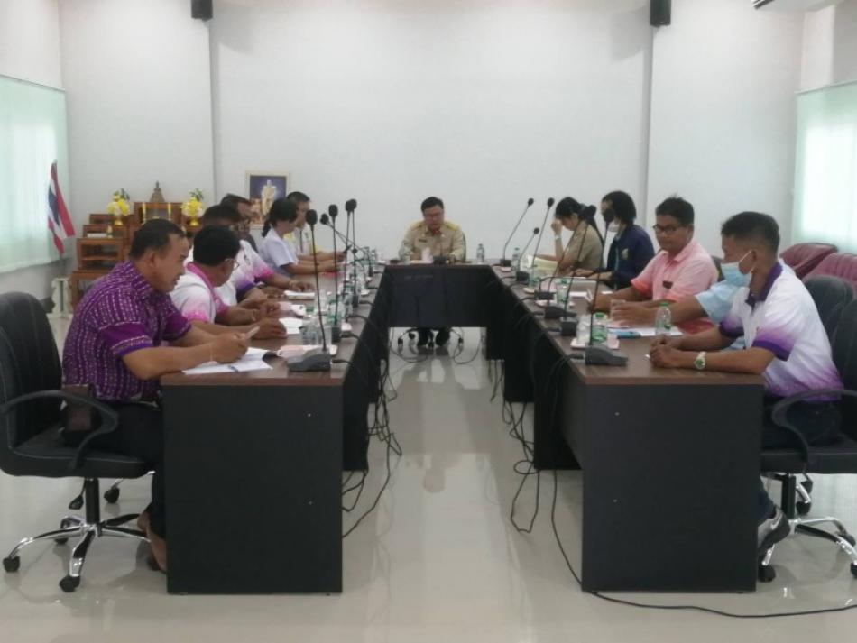 กองทุนหลักประกันสุขภาพ อบต.สระแก้ว ประชุมเรื่อง สรุปผลการดำเนินงานโครงการที่ดำเนินการแล้ว สรุปรายงานการเงิน ประจำปี 2566
